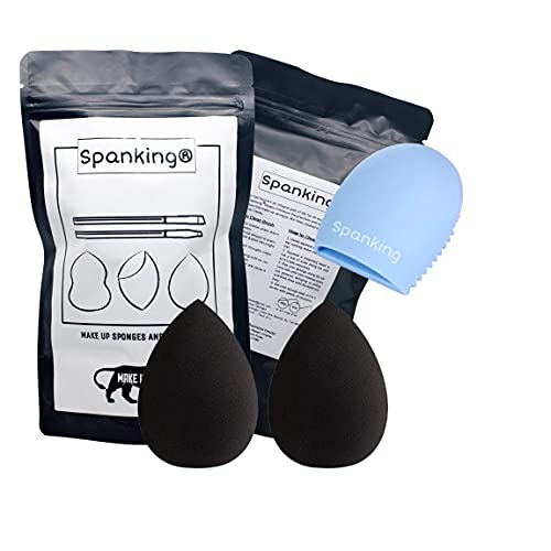 1 Pcs Brush Cleaner with 2 Pcs Puff