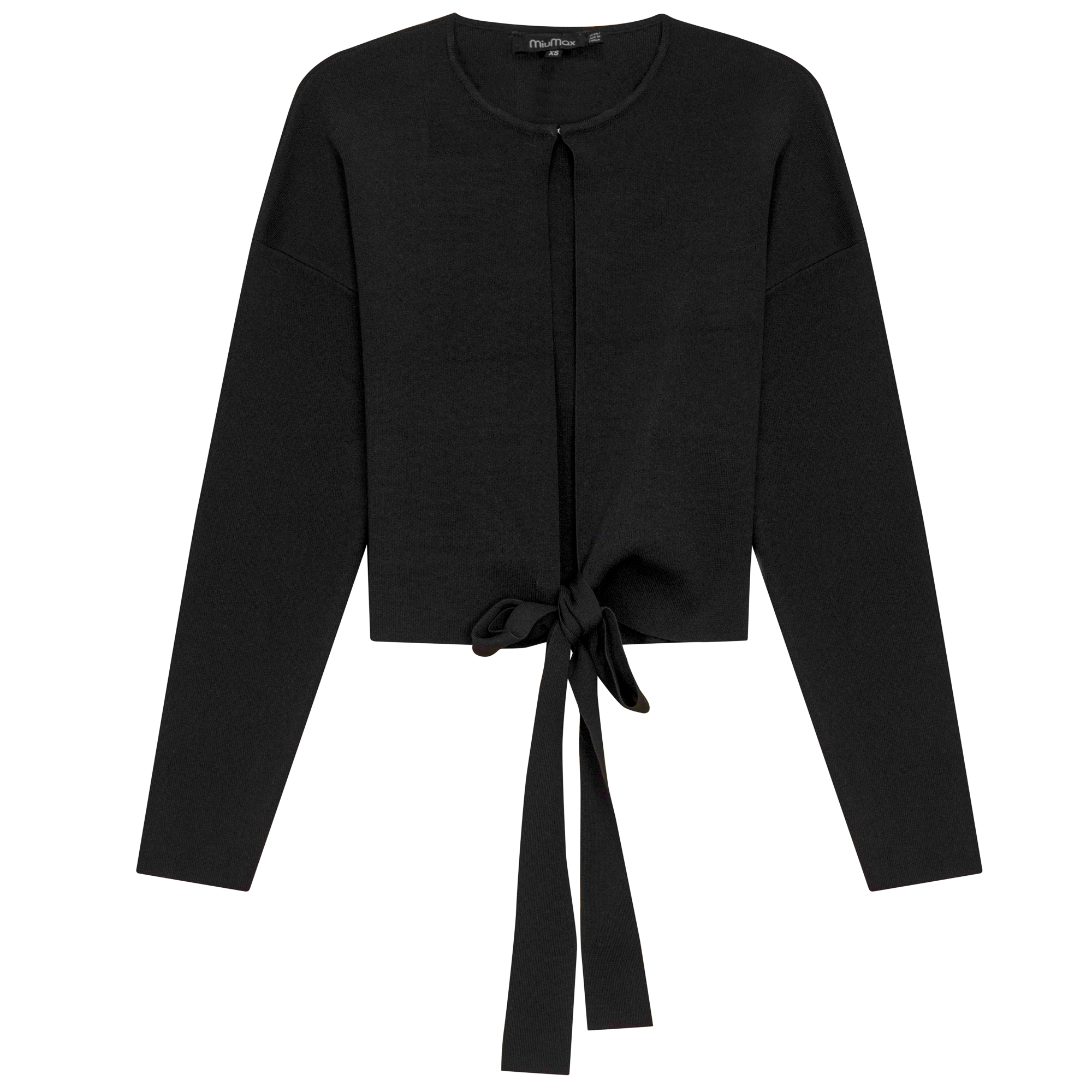 Elegant Knit Tie Bolero Shrug - Women's Stylish Cardigan for Parties, Weddings & Evening Outfits