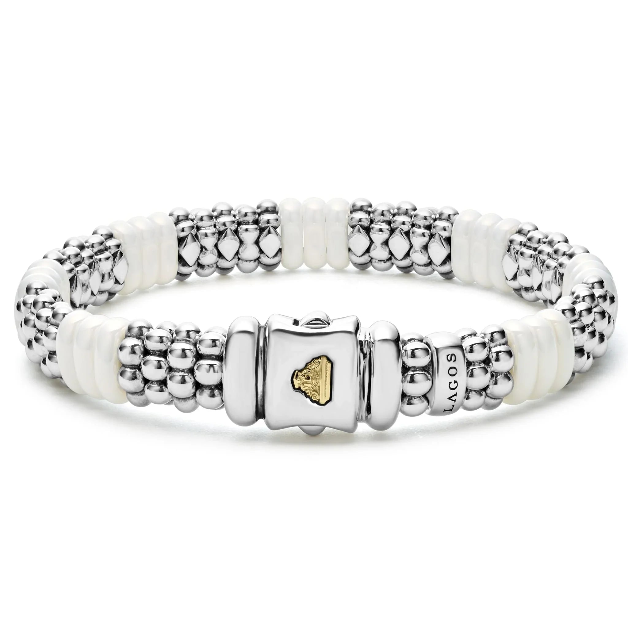 9mm Ceramic Caviar Beaded Bracelet for Women - Elegant Pearl Bracelet Jewelry Gift for Birthday, Anniversary & Special Occasions