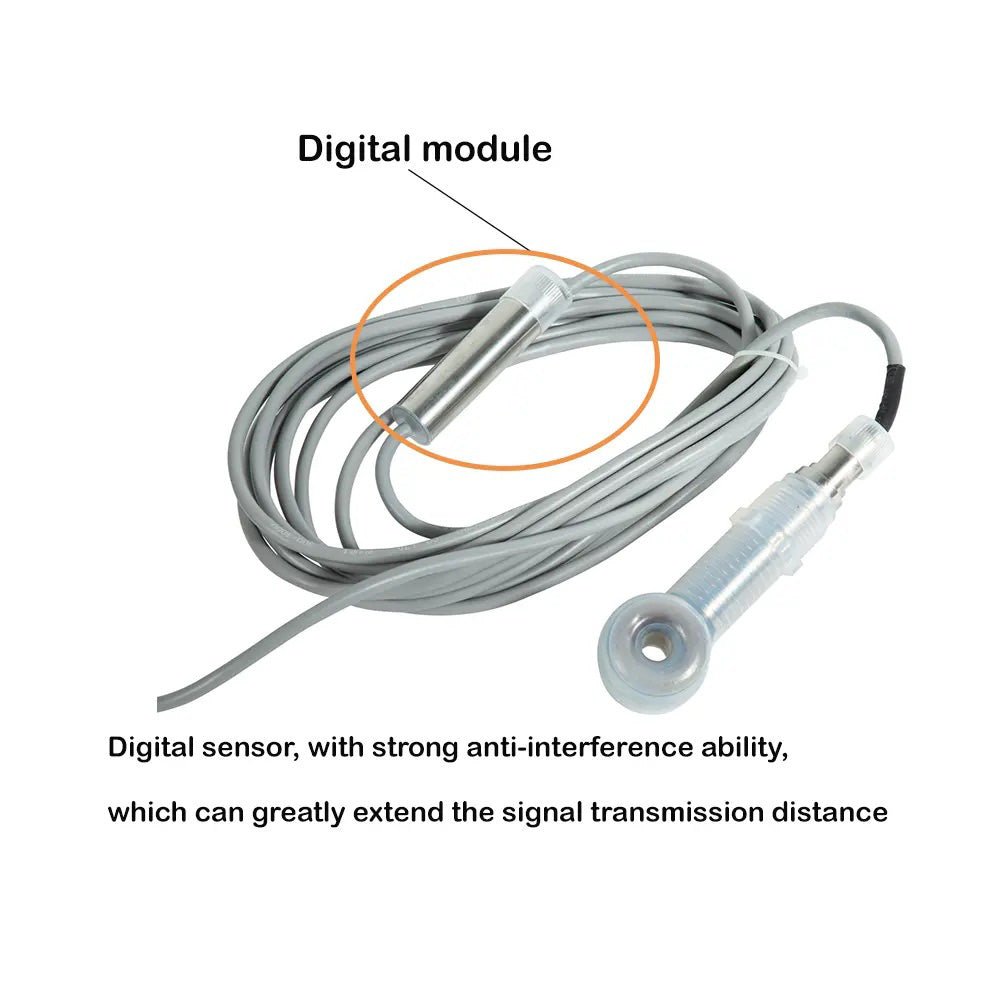 High-Precision Online Inductive Acid Alkaline Concentration Sensor - pH Level Detector for Water Treatment, Chemical Processing & Laboratory Use