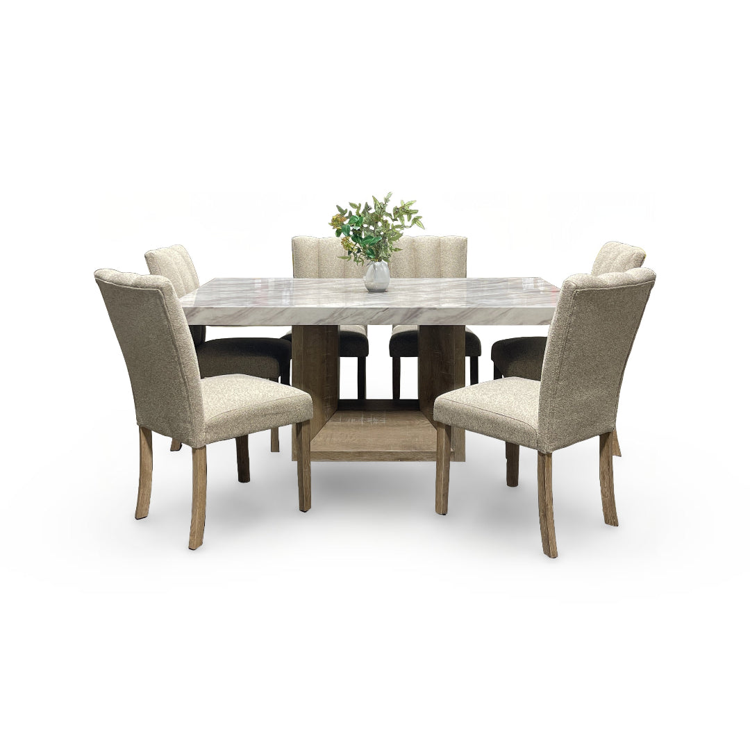 Margo 5-Piece Dining Set - Modern Kitchen & Dining Room Table Chairs for Family Meals & Entertaining