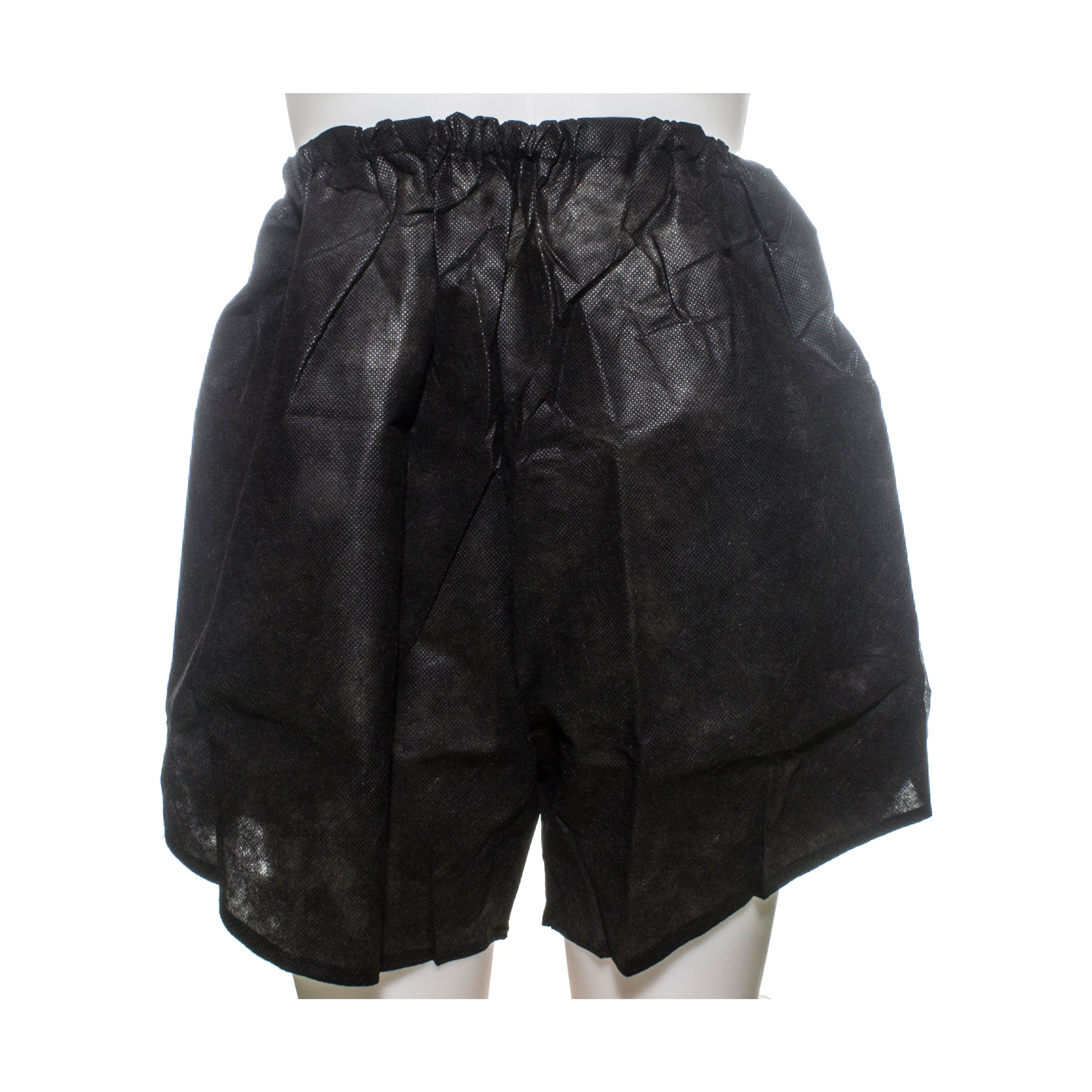 Disposable Men's Boxer Briefs - Soft Breathable Cotton Underwear (Black, 10-Pack) | Perfect for Travel, Gym & Daily Comfort