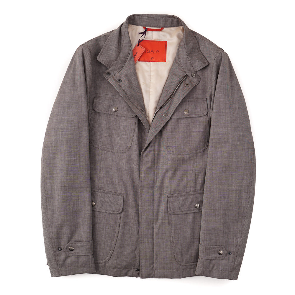 Isaia Men's Light Brown Weather Repellent Field Jacket - Waterproof Outdoor Hunting Jacket for Hiking, Camping & Winter Adventures