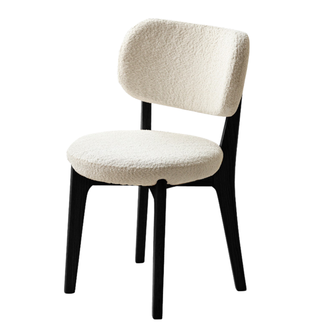 Premium Oak Solid Wood Makeup Stool with Soft Lamb Velvet Upholstery - Perfect for Vanity, Dressing Table & Bedroom Decor