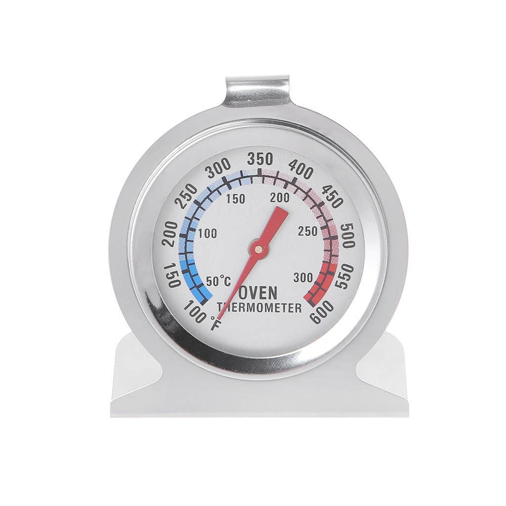 Youngy Dial Stainless Steel Oven Thermometer - High Accuracy Temperature Gauge for Baking, Cooking, Roasting - Perfect for Kitchen, BBQ, Pizza Oven & Home Baking Supplies