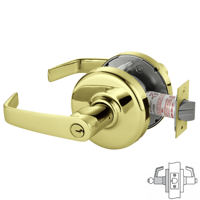 Corbin Russwin CLX3361 NZD Cylindrical Lock - Secure Entry & Office Door Lock with Multiple Core Options - Ideal for Commercial Buildings, Offices & Home Security