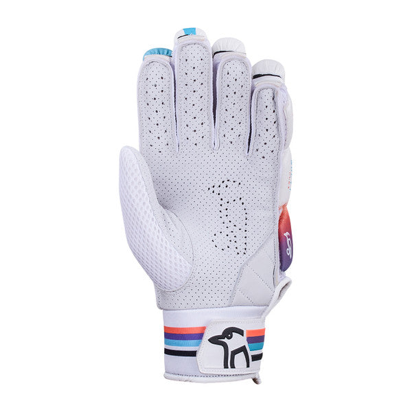 Kookaburra Aura Pro Cricket Batting Gloves 2024 - Premium Leather Cricket Gloves for Men & Women - Perfect for Practice, Matches & Training Sessions