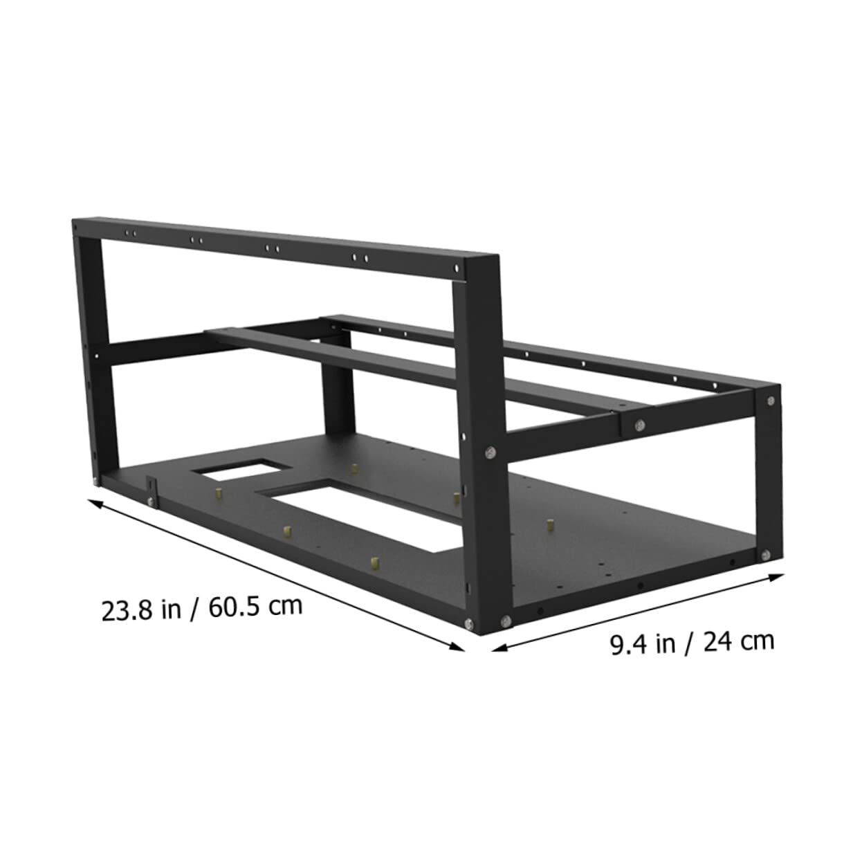 Lurrose Open Air Mining Rig Case - ETC & GPU Compatible Computer Bracket with High Reliability Storage | Perfect for Cryptocurrency Mining & PC Builds