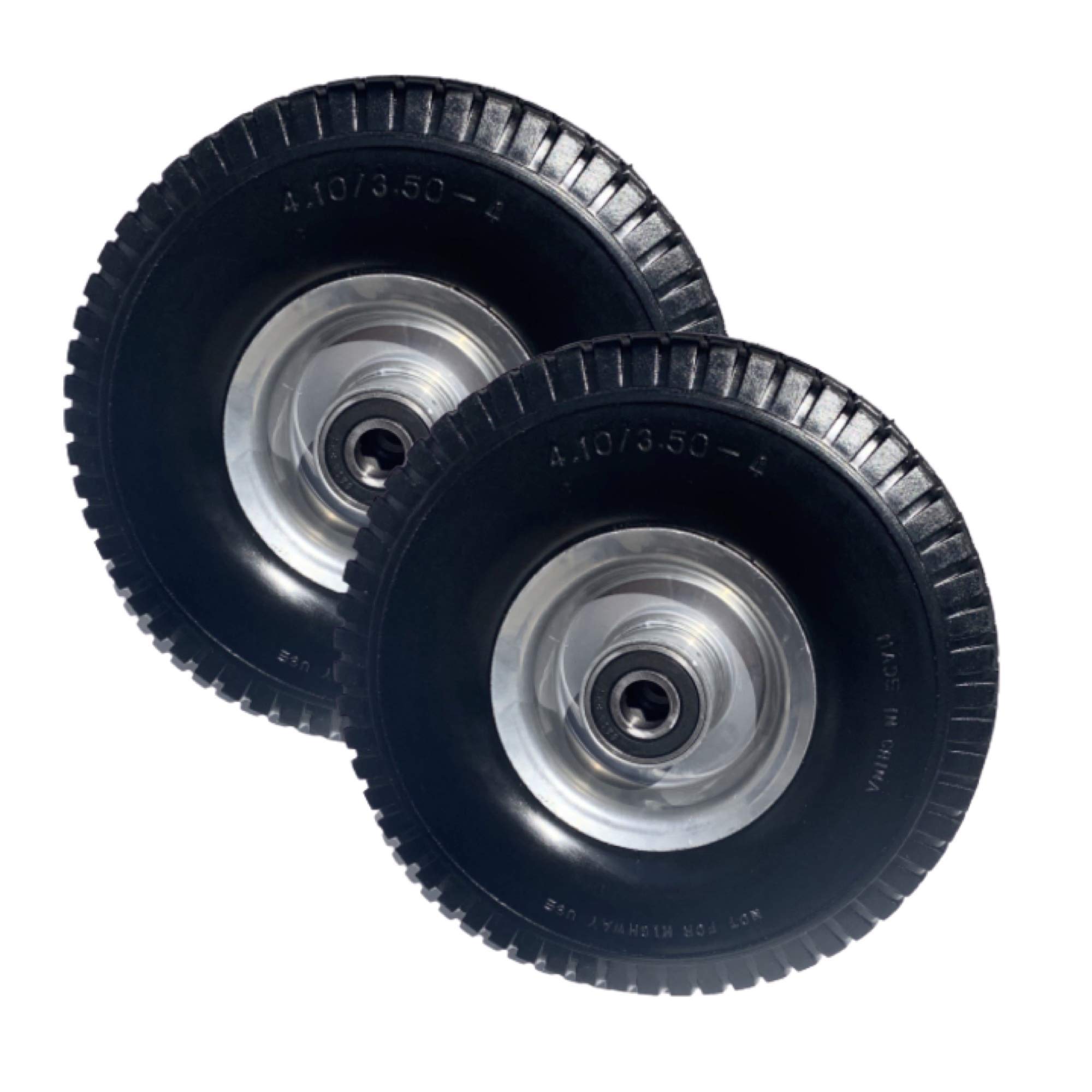 Jungle Jim's Jungle Wheels Sulky Replacement Tires - 2 Pack 900 Flat Free Tires for Golf Carts, Lawn Mowers & Utility Vehicles - Durable All-Terrain Wheels