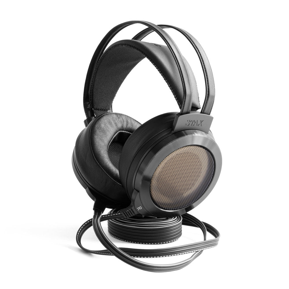 STAX SR-007MK2 Black Electrostatic Headphones - Premium Open-Back Audiophile Headset for Studio & Home Listening (Open Box, Discontinued Model) - Perfect for Critical Listening, Music Production & Hi-Fi Enthusiasts