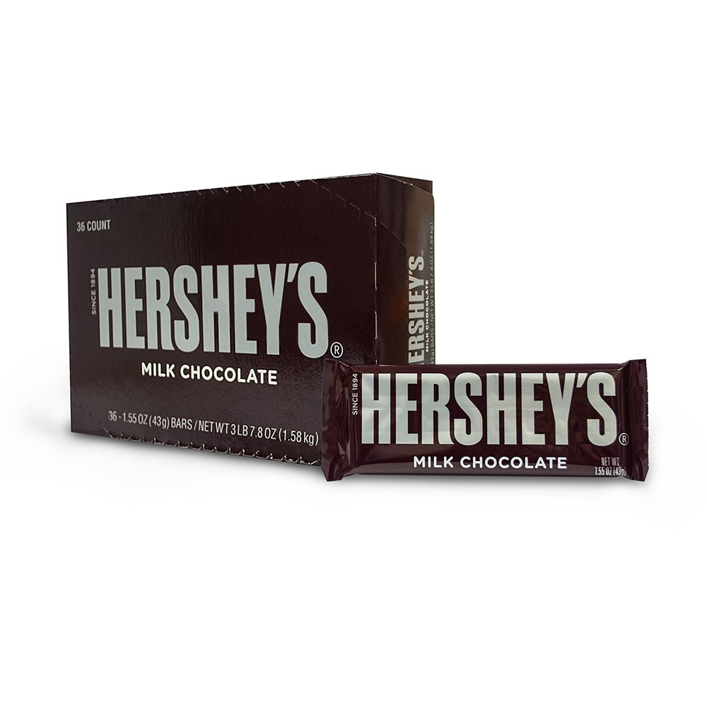 Bulk Hershey's Milk Chocolate Bars - Case of 432 (1.55 oz Each) - Wholesale Candy for Parties, Fundraisers, Halloween & Office Snacks