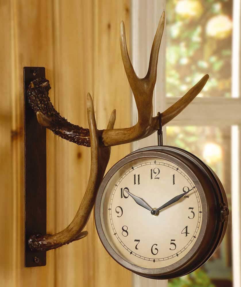 BLACK FOREST DECOR Deer Park Clock - Handcrafted Wooden Cuckoo Clock with Moving Figures - Perfect for Home, Cabin & Office Decor