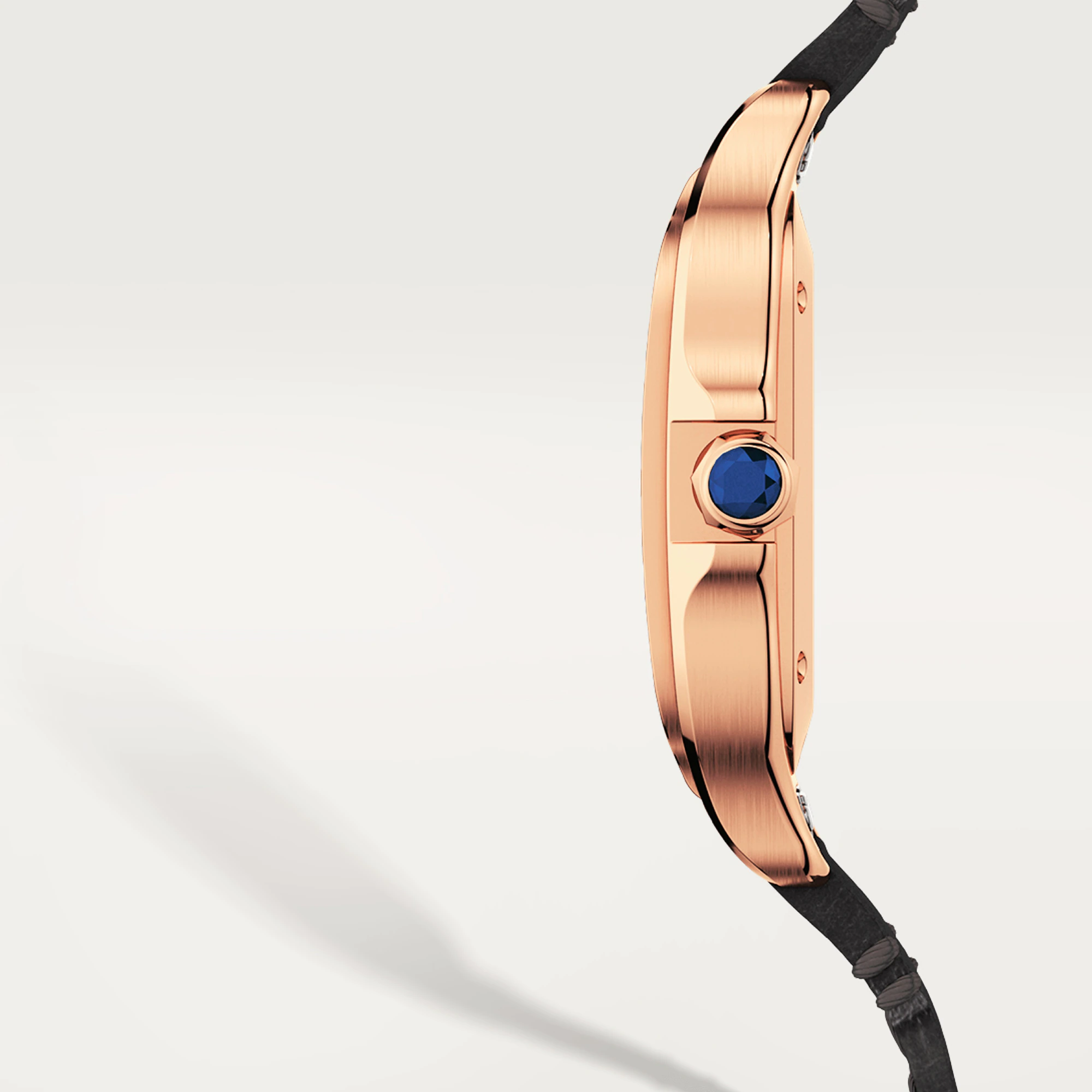 Cartier Santos Rose Gold Unisex Watch - Luxury Swiss Automatic Timepiece for Men & Women - Perfect for Business, Gifts & Special Occasions