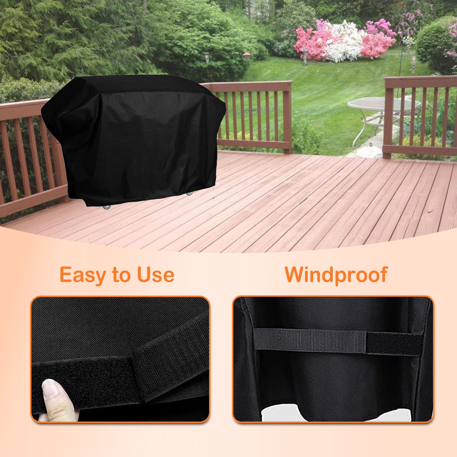 Heavy Duty Waterproof 600D Polyester Griddle Cover for Blackstone 36 inch Griddle with Hood - Fits Models 1868, 2162, 1923, 1902, 2151, 2256 - Outdoor BBQ Grill Protection for Camping, Backyard Cooking & Tailgating
