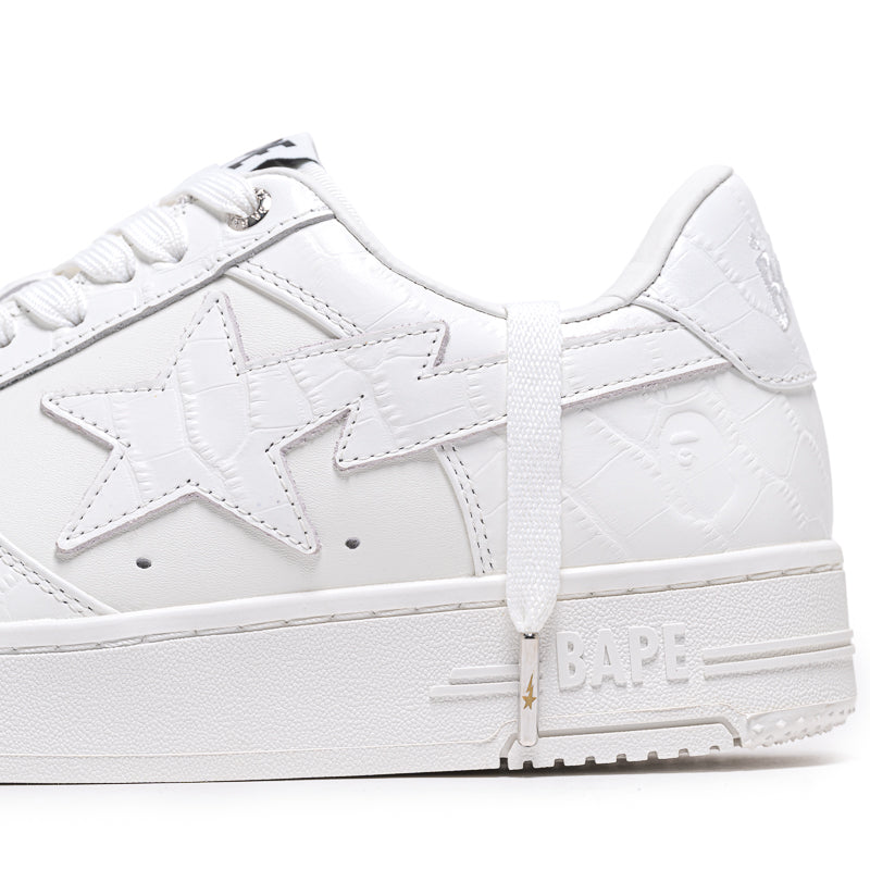 Bape Sta #3 White Sneakers - A Bathing Ape Streetwear Shoes for Men | Casual Wear & Urban Fashion Lifestyle