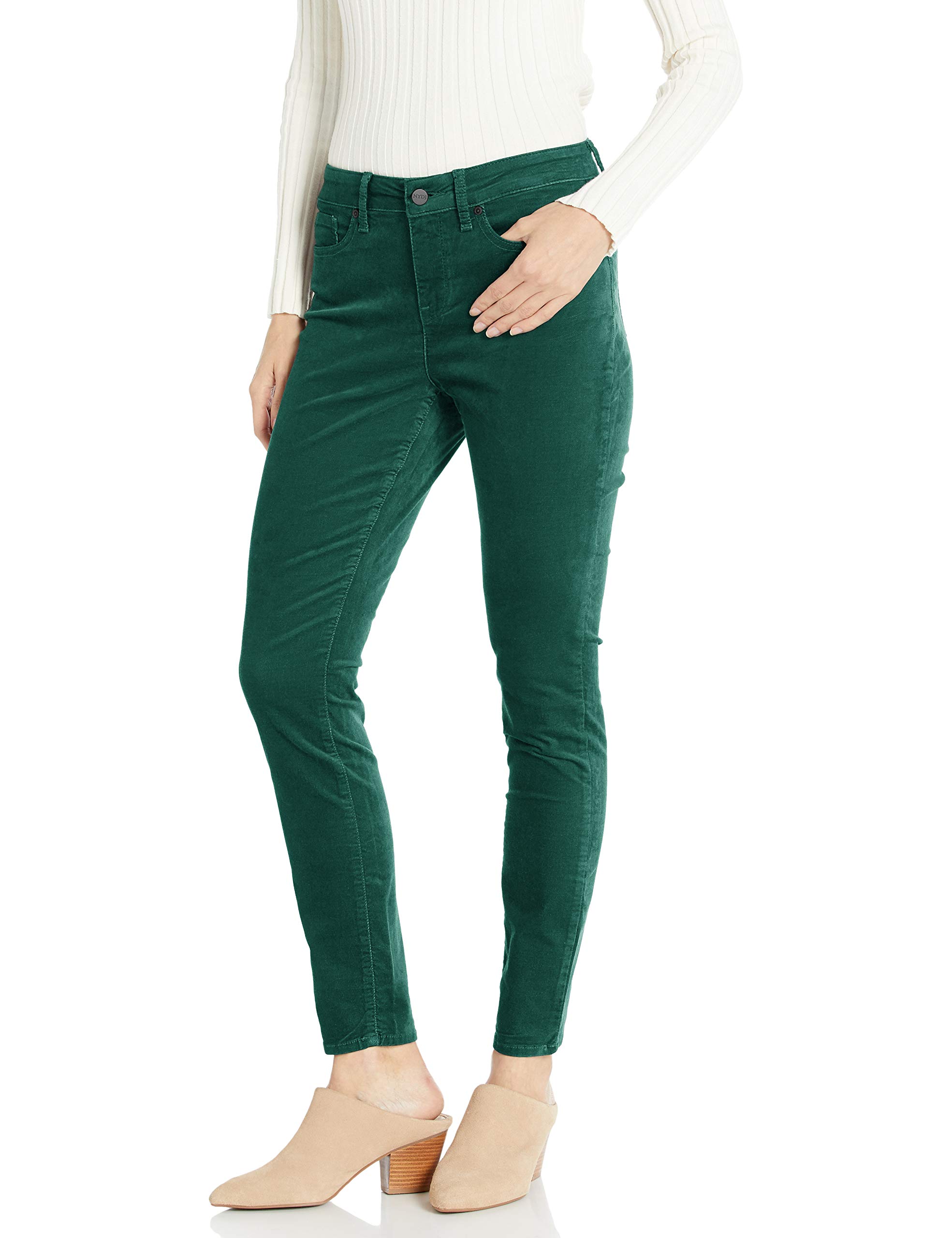 NYDJ Women's Ami Skinny Legging Velvet Jeans - Stretch Comfort Fit High Waist Pants for Work, Casual & Night Out