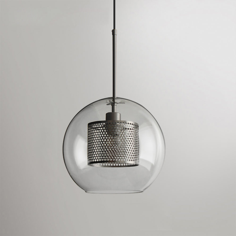 Chiswick Glass Pendant Light - Modern Hanging Ceiling Lamp for Kitchen Island, Dining Room & Bedroom Lighting