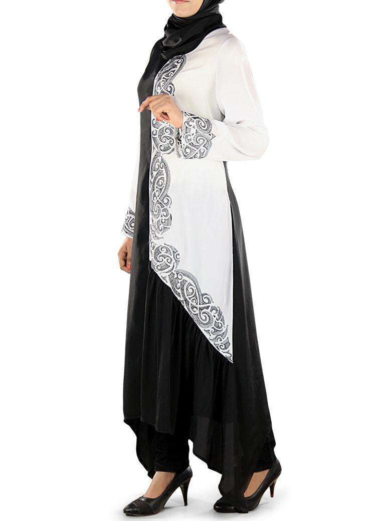 Elegant Ara Short Abaya for Women - Modest Islamic Dress for Prayer, Casual Wear & Special Occasions