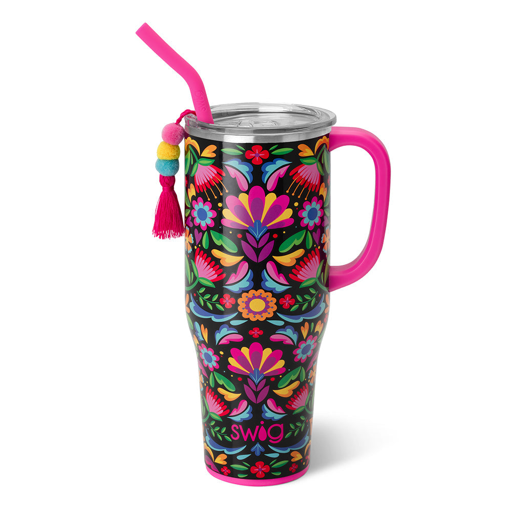 40oz Caliente Mega Mug - Insulated Stainless Steel Travel Tumbler with Lid & Straw - Perfect for Coffee, Tea, Cold Drinks - Ideal for Office, Gym, Camping & Outdoor Adventures