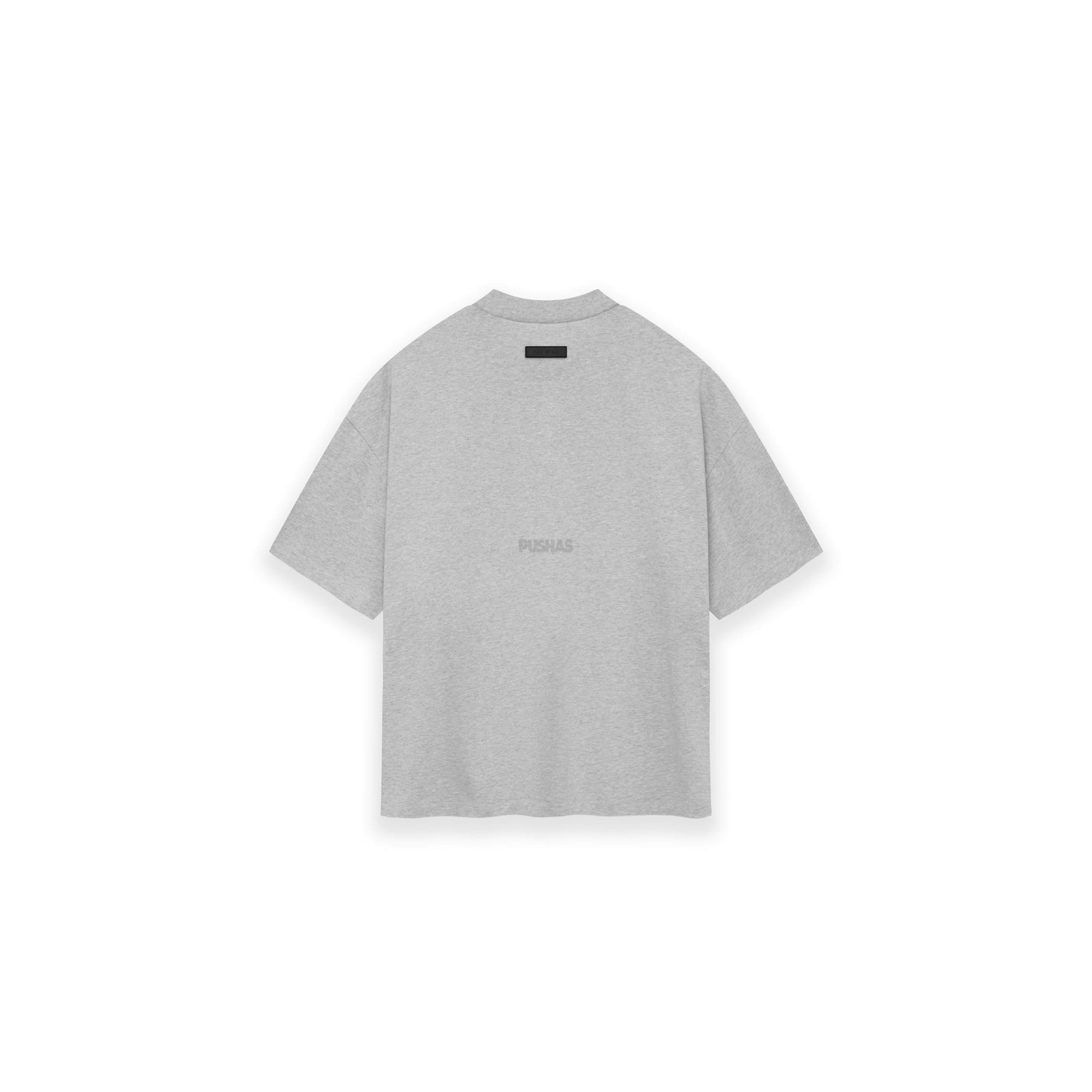 Fear of God Essentials Heavy Jersey Crewneck T-Shirt - Light Heather Grey (2024) | Premium Cotton Streetwear for Men | Casual Wear & Layering Staple