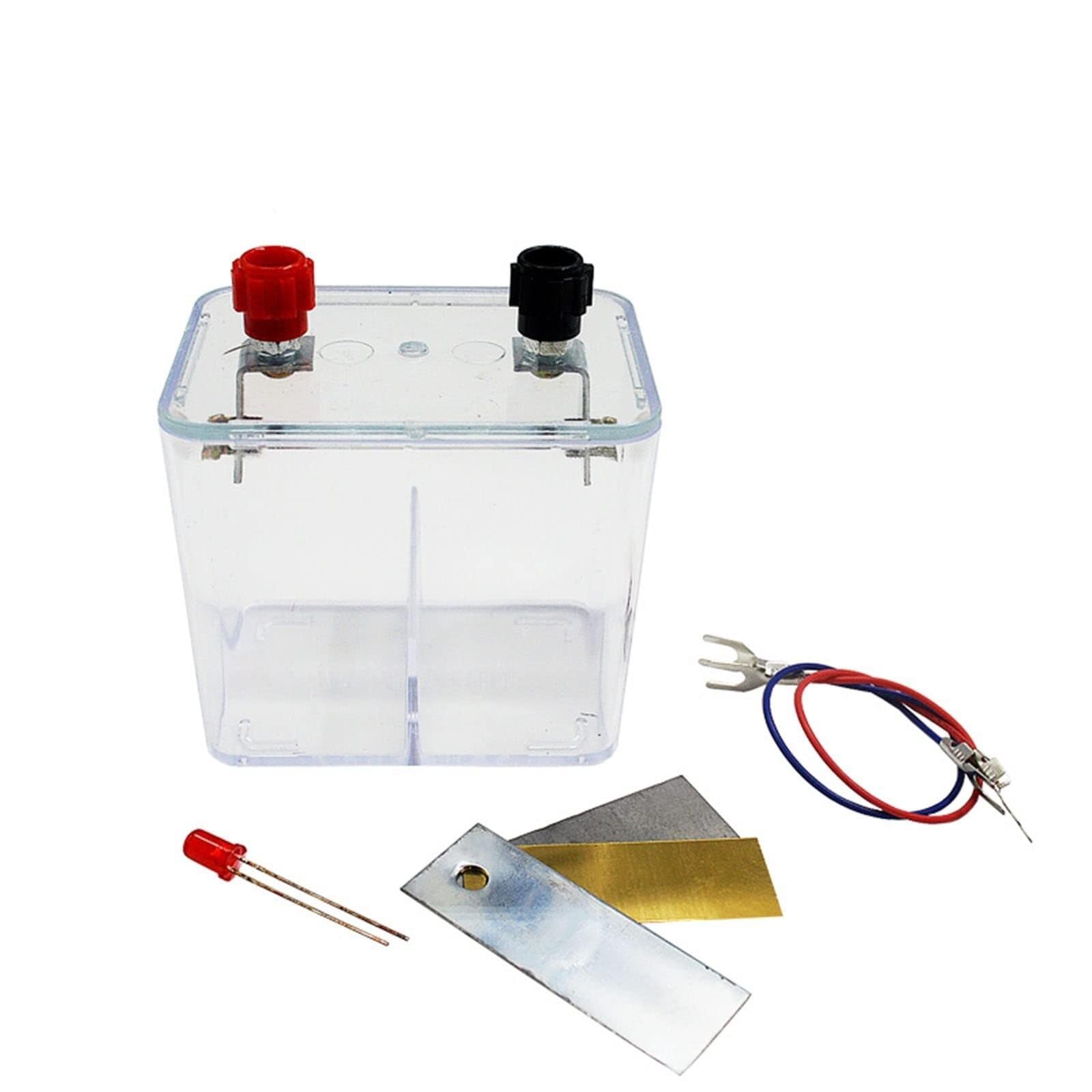 Primary Battery Experiment Kit - Convert Chemical to Electrical Energy for Science Labs & Teaching