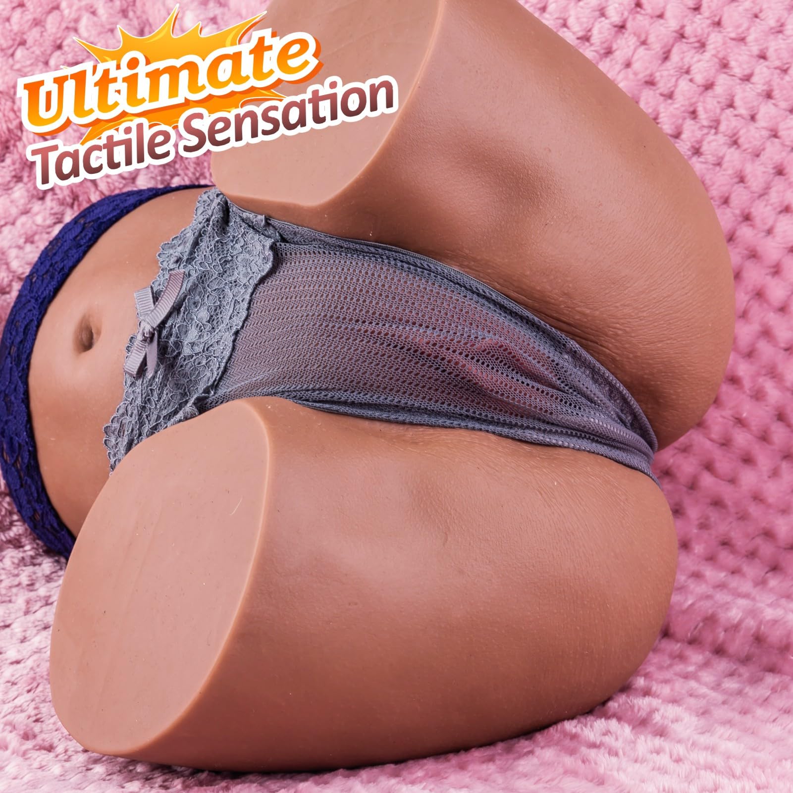 Realistic Male Masturbator - Dual Vagina & Anal Sex Doll with Lifelike Texture | 12lb Bubble Butt Stroker for Enhanced Pleasure | Adult Sex Toy for Men's Solo Play, Couples Fun & Discreet Masturbation | Perfect for Home Use, Travel & Spicing Up Your Sex Life