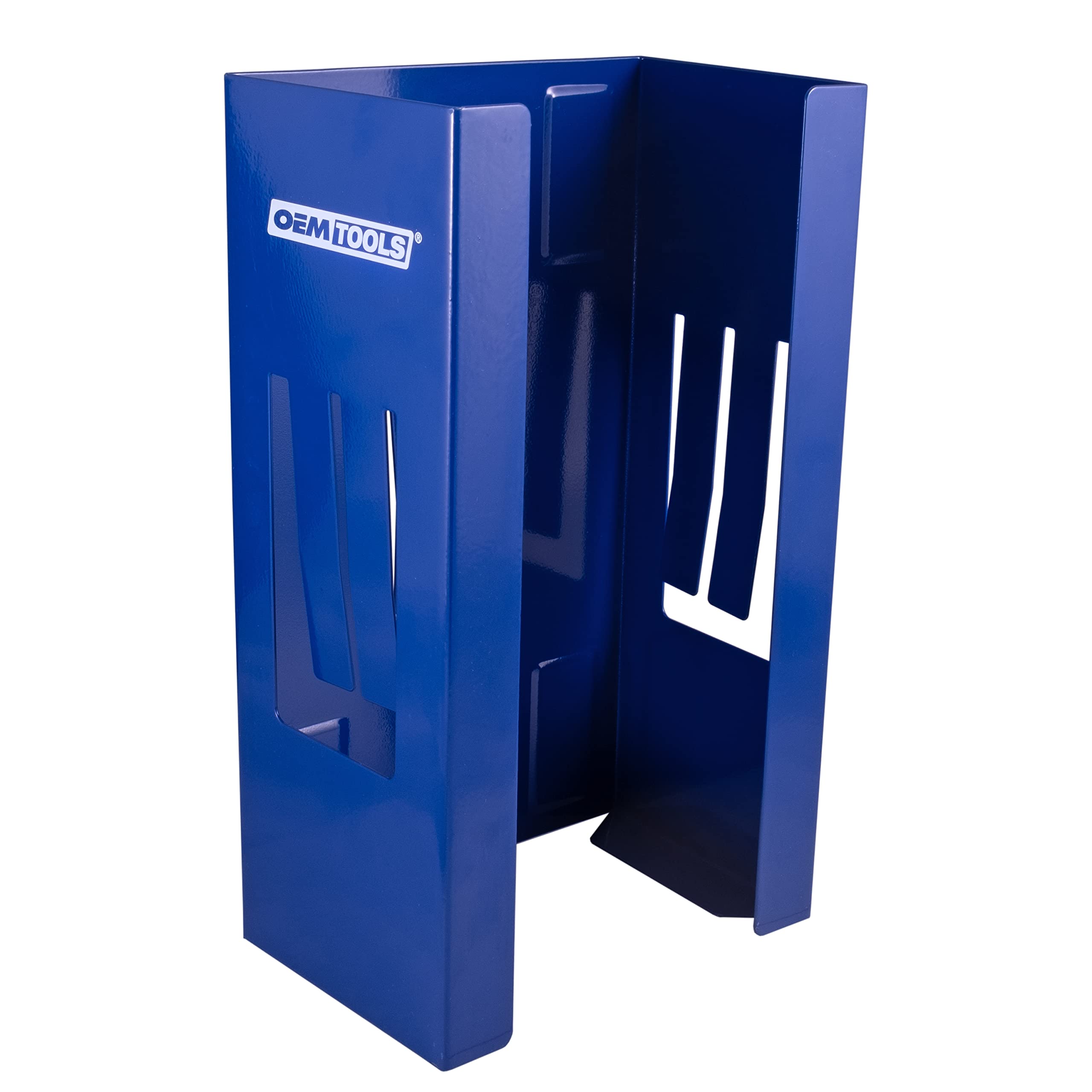 OEMTOOLS 23124 Blue Magnetic Glove Dispenser - Wall Mount Disposable Gloves Box Holder | Perfect for Medical Offices, Salons, Kitchens & Workshops