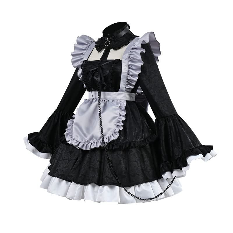 Anime My Dress-Up Darling Kuroe Shizuku Cosplay Costume Kitagawa Marin Black Maid Dress - Halloween Cosplay, Anime Convention, Party Outfit & Photoshoot