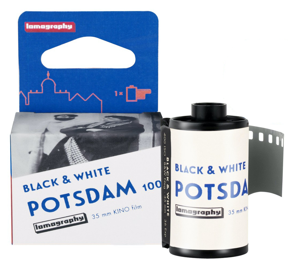 LOMOGRAPHY Potsdam Kino Black and White 100 ISO 35mm Film (36 Exposures) - Perfect for Street Photography, Portraits & Artistic Shots