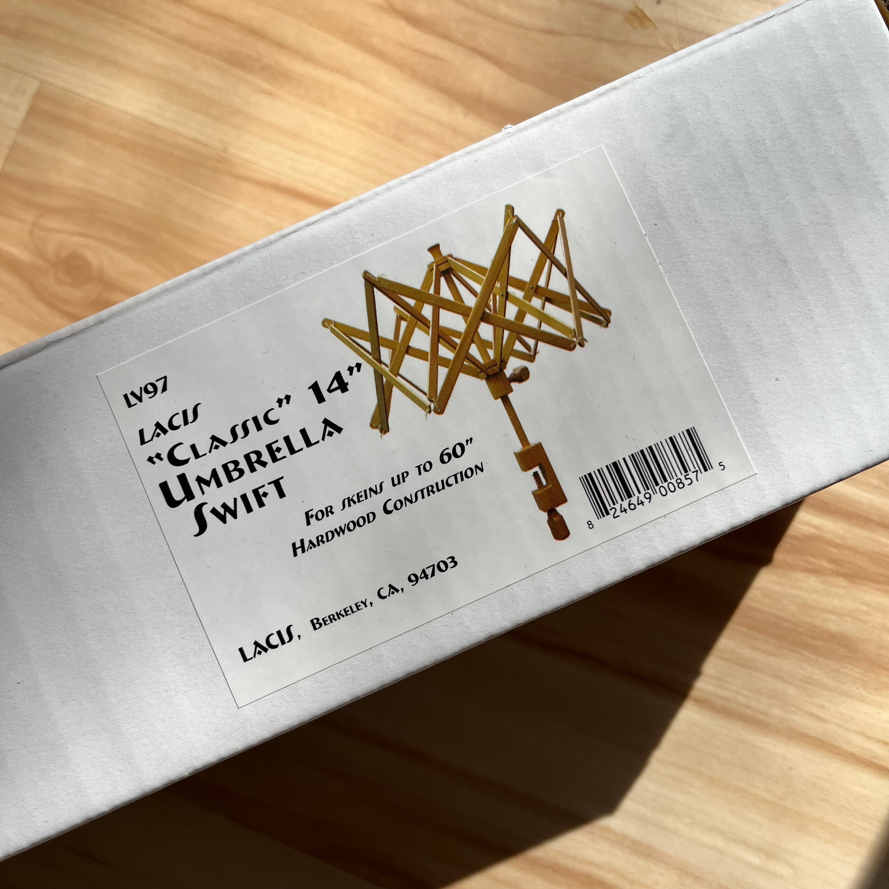 Natural Wooden Yarn Swift for Knitting and Crocheting - Perfect for Handmade Crafts and DIY Projects