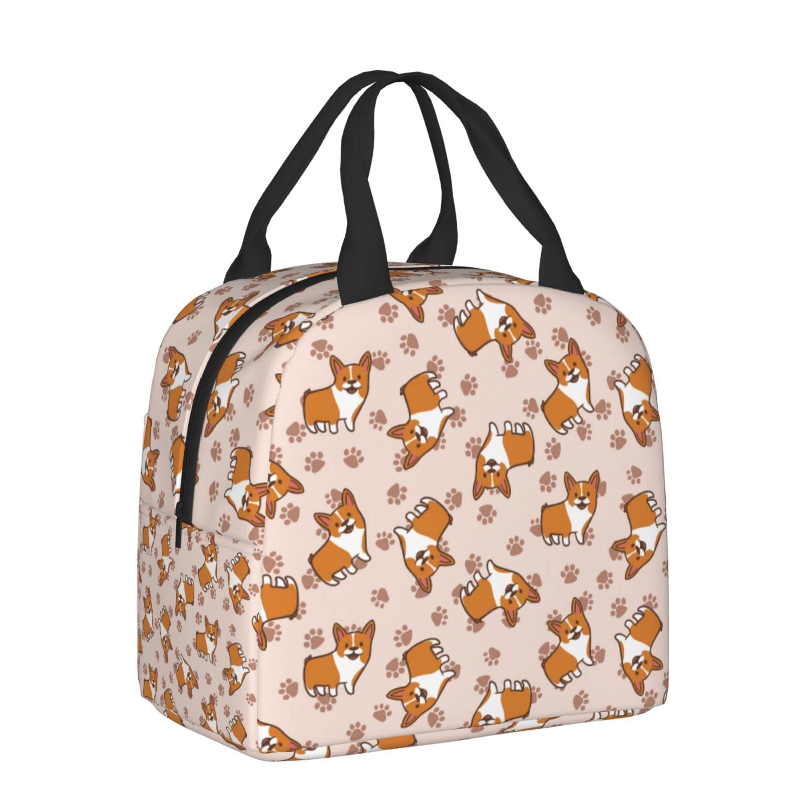 Insulated Corgi Lunch Box for Kids - Reusable Lunch Bag for Boys & Girls, Perfect for School, Camping, Hiking, Picnic, Beach & Travel - Ideal for Daily Use, Outdoor Adventures & Family Outings