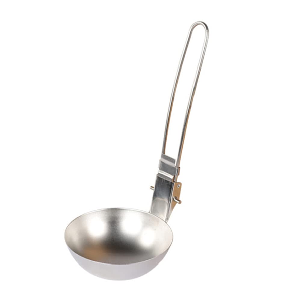 Xdodnev Camping Cooking Utensils Set - Foldable Soup Spoon, Skimmer & Colander Spoon for Outdoor, Picnic, Hiking & Backpacking | Compact Kitchen Tools for Travel & Emergency Preparedness