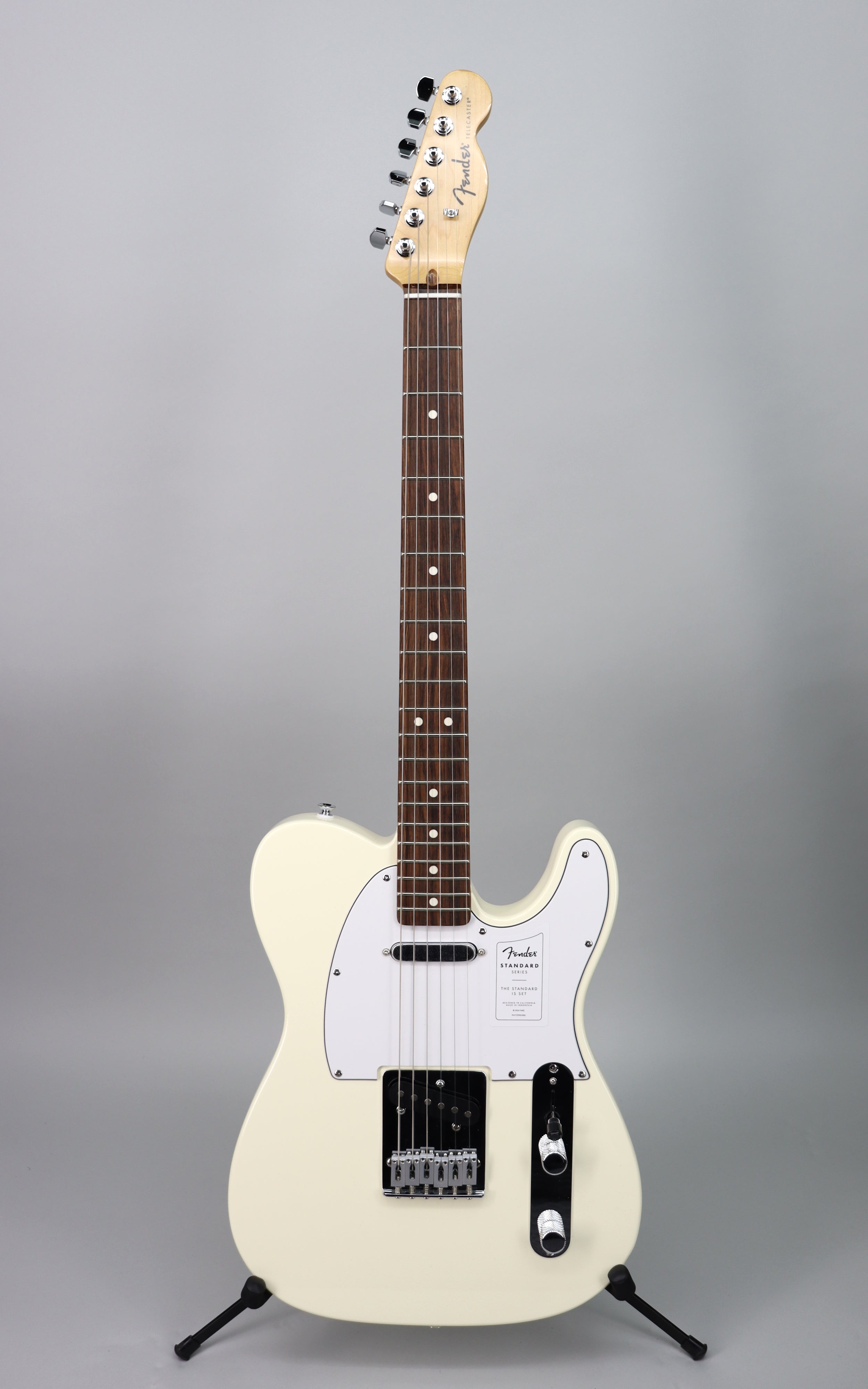 Fender Standard Telecaster Electric Guitar Olympic White Bundle with Mustang LT25 Amplifier - Perfect for Beginners, Home Practice & Live Performances