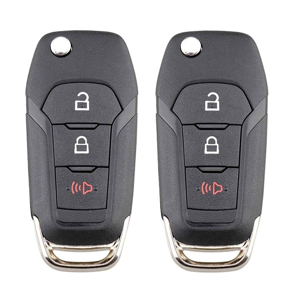 Ford Explorer F-150 F-250 F-350 F-450 F-550 Replacement Keyless Entry Remote Fob (N5F-A08TAA 5923667) - 2 Pack - Perfect for Key Replacement & Vehicle Security