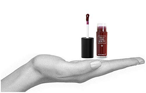 Trust Fund Beauty Lipgasm Lip Gloss - Travel Size (Evil Genius) | Hydrating, High-Shine Lip Gloss for Everyday Wear & On-The-Go Touch Ups
