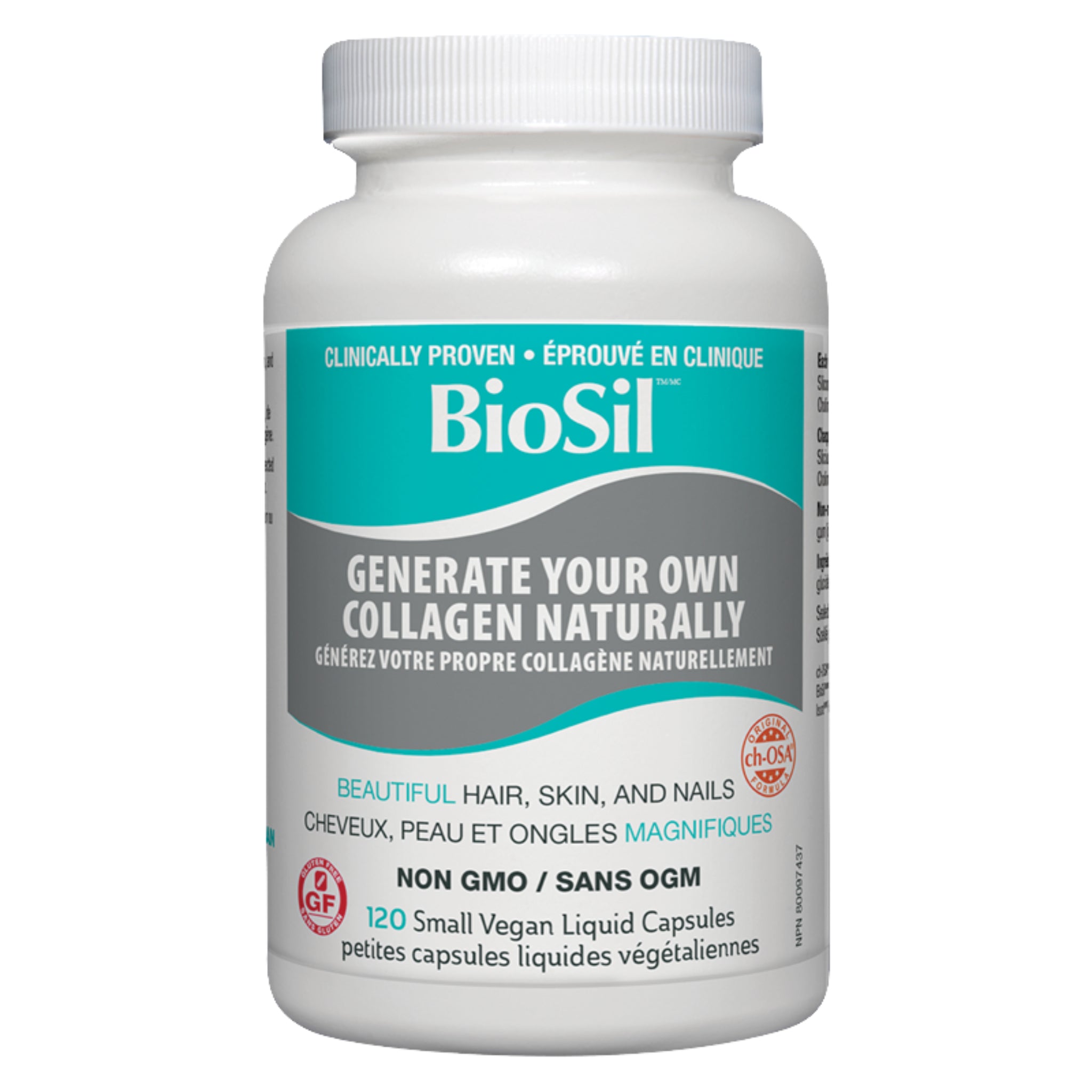 BioSil Collagen Booster Supplement for Hair Growth, Skin Hydration & Strong Nails – Supports Beauty & Anti-Aging for Women & Men | Daily Wellness Routine