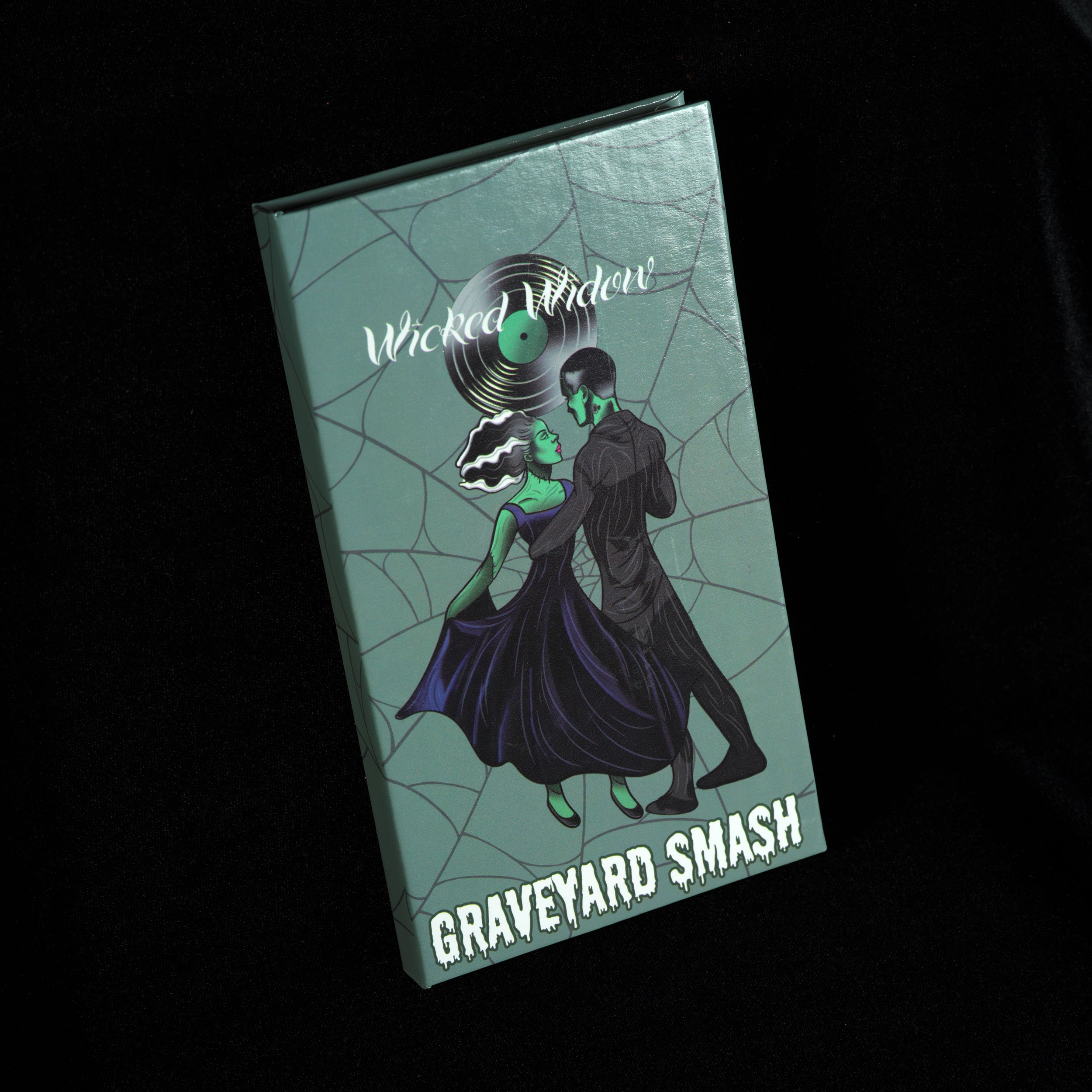 Graveyard Smash Eyeshadow Palette - 12 Highly Pigmented Matte & Shimmer Shades for Halloween, Cosplay & Gothic Makeup Looks | Vegan & Cruelty-Free