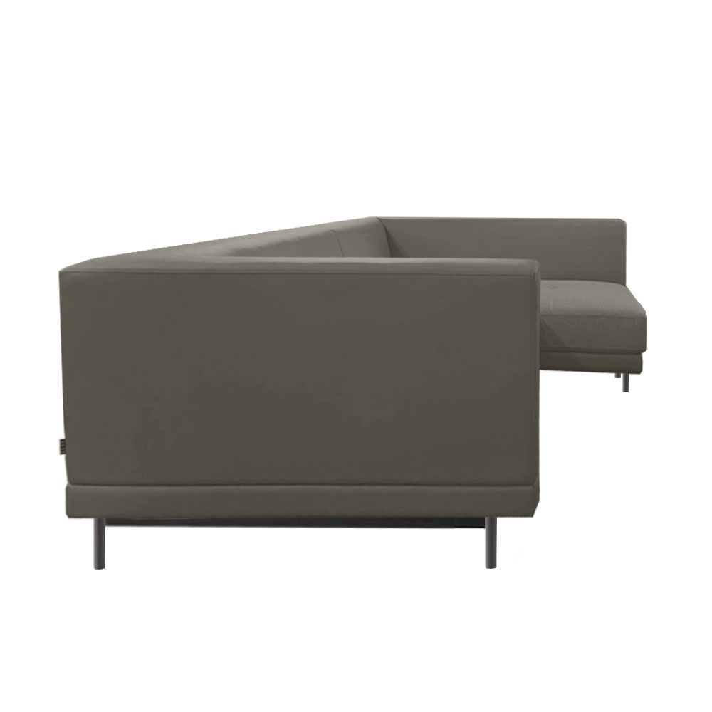 Stylish Hemlock Right Chaise Sofa - Modern Sectional Couch for Living Room, Lounge & Home Theater - Comfortable Fabric Upholstered Furniture for Relaxing & Entertaining