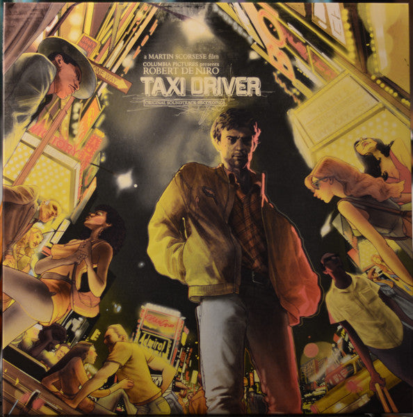 Dave Blume & Bernard Herrmann - Taxi Driver Original Soundtrack Recording (2xLP, Deluxe, Reissue, Remastered, Yellow Vinyl) - Near Mint (NM/M) - Perfect for Movie Collectors & Vinyl Enthusiasts