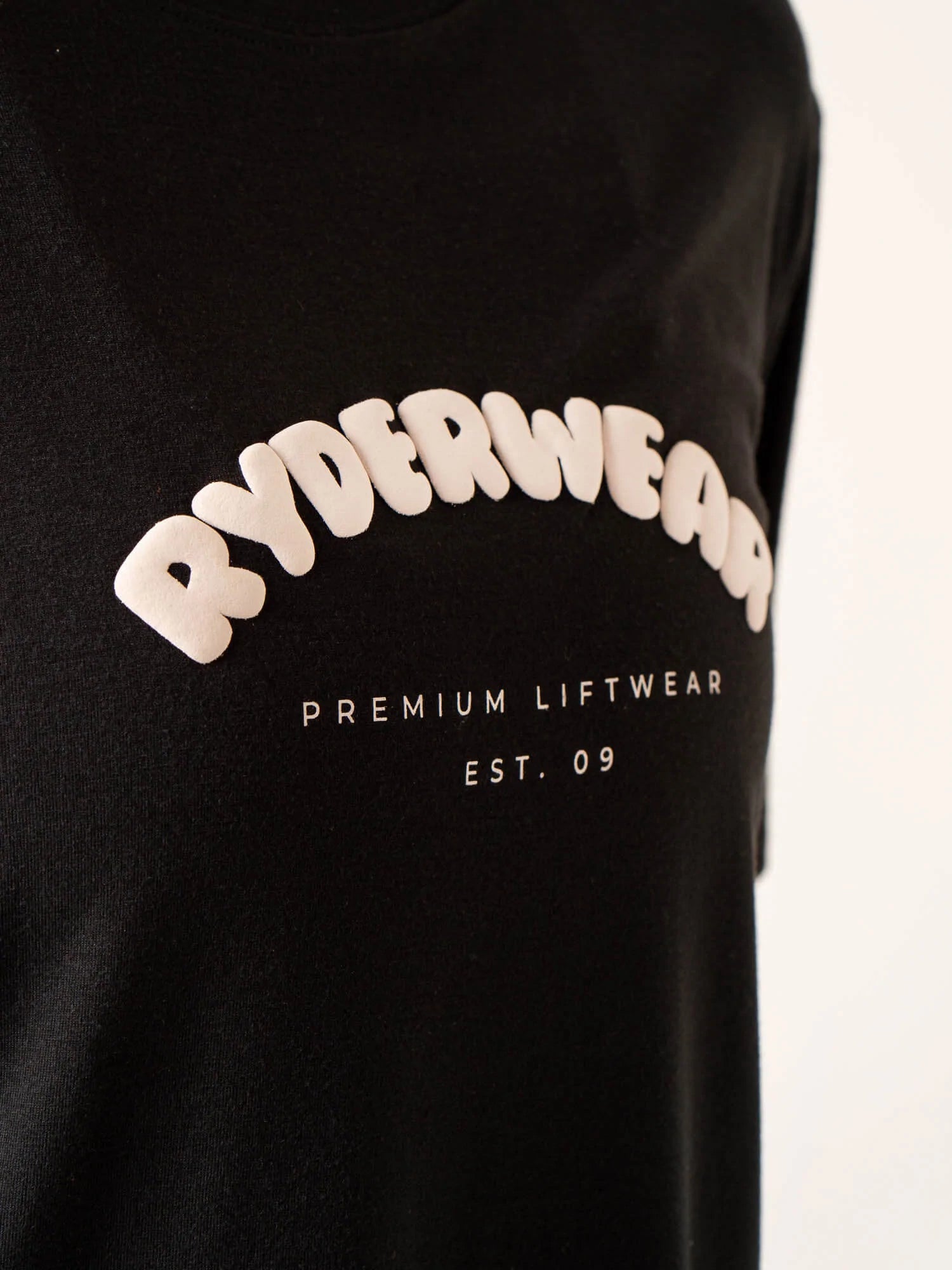 Off Side Longline T-Shirt for Men - Slim Fit Black Tee | Casual Streetwear & Layering Essential