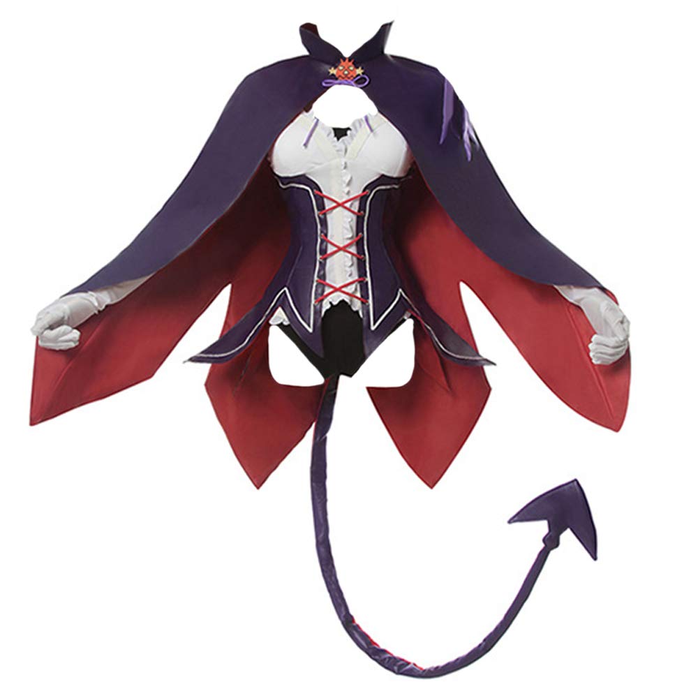 Re:Zero Starting Life in Another World Anime Cosplay Costume - Rem & Ram Demon Maid Uniform Outfits for Halloween Party, Anime Conventions & Cosplay Events