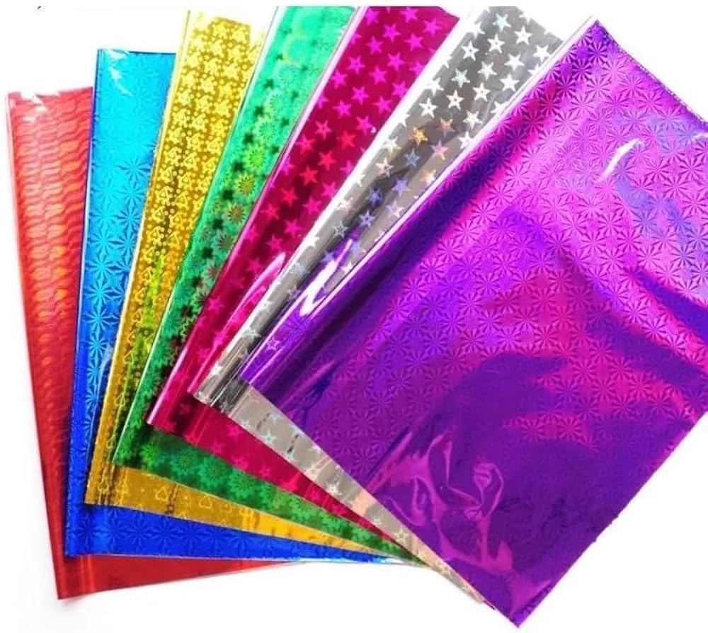 YBN 30-Pack Holographic Gift Wrapping Paper Sheets - 25