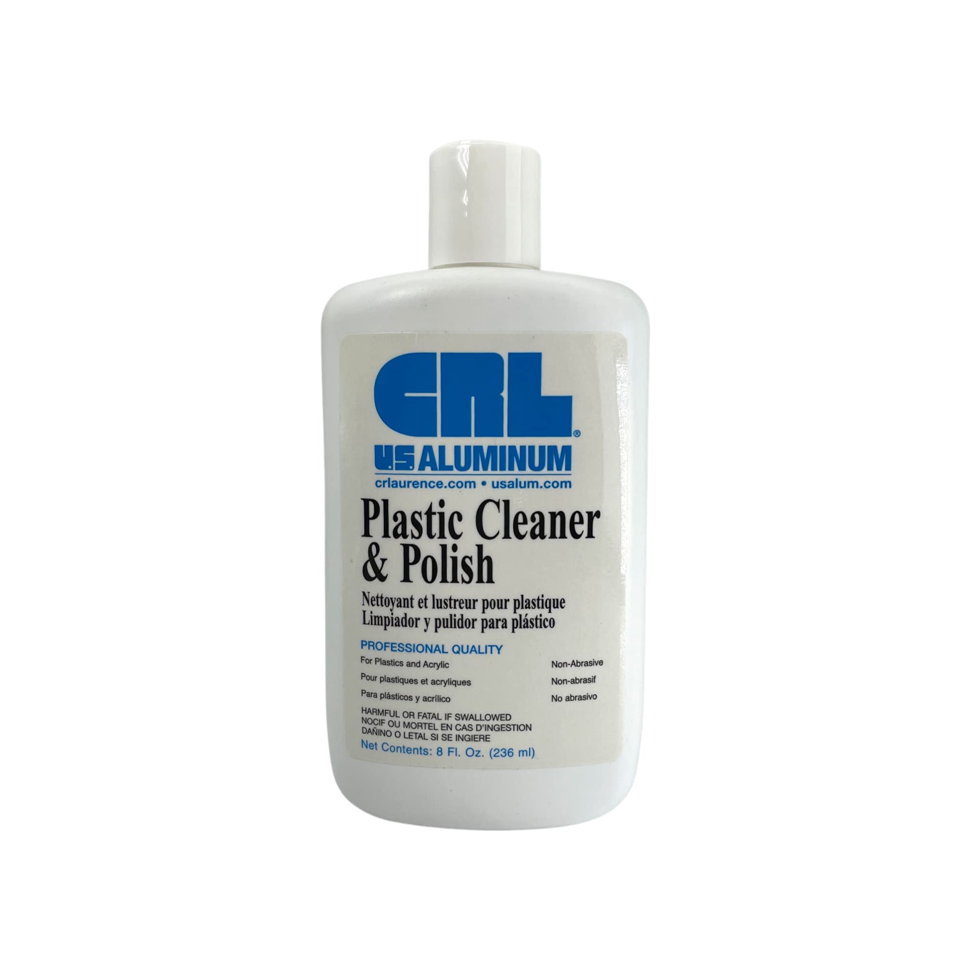 CRL Plastic Cleaner and Polish - Restores Clarity & Shine for Acrylic, Plexiglass, and More | Perfect for Home, Office, and Automotive Use