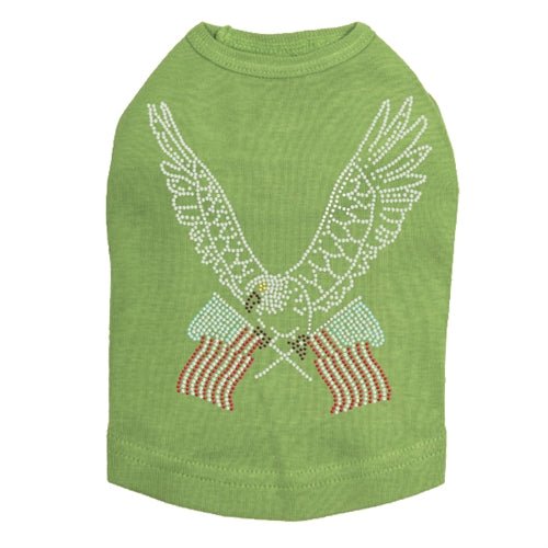 Patriotic Eagle Rhinestone Tank Top - USA Flag Design, Multiple Colors - Perfect for 4th of July & Independence Day Celebrations