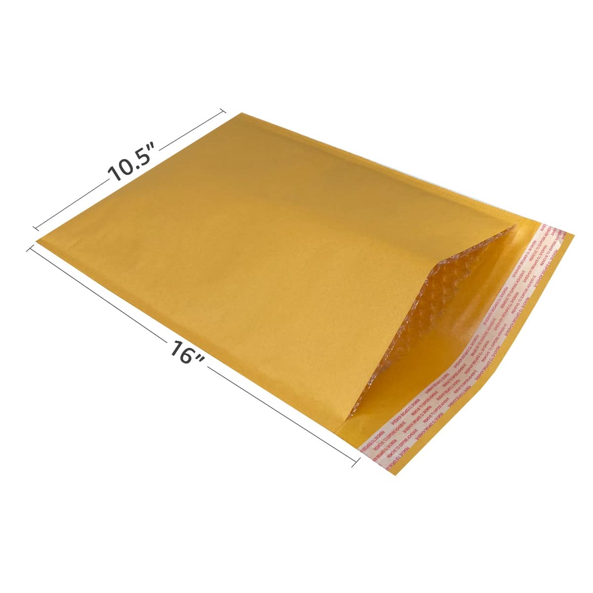 Kraft Bubble Mailers 10.5x16