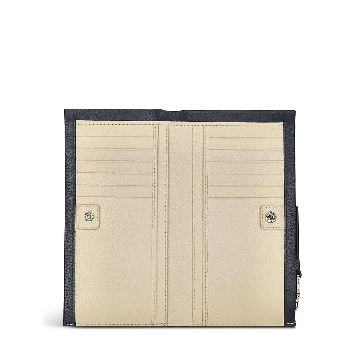 Radley London Richmond Mews Large Bifold Matinee Leather Wallet for Women - Ink Grained Leather with 12 Card Slots & Slip Pockets | Perfect for Everyday Use, Travel & Gift Giving