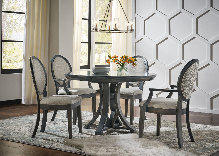 Dawson Pedestal Table - Elegant Dining Table for Home & Restaurant | Perfect for Family Gatherings & Fine Dining
