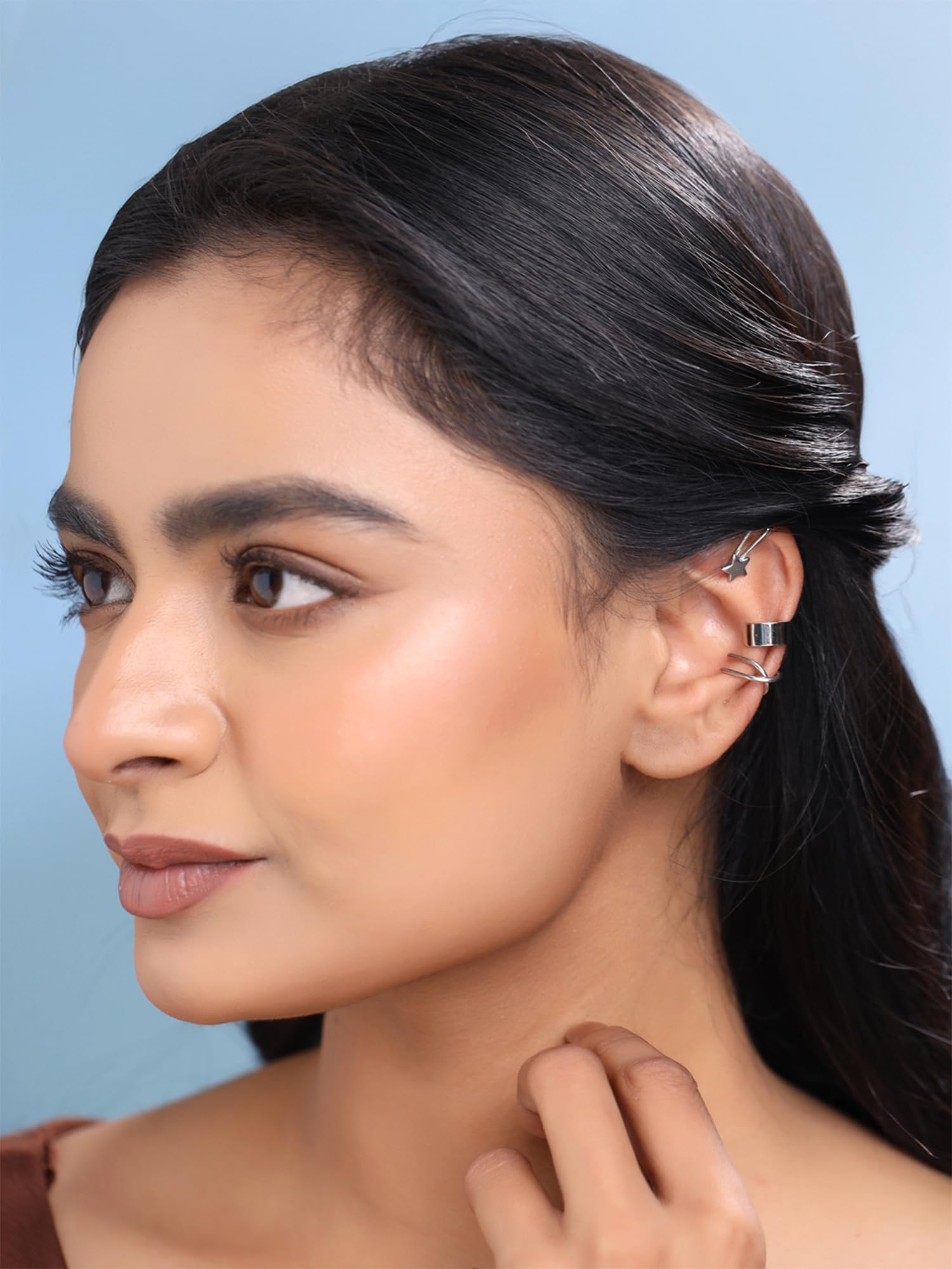 Fashionable Yellow Chime Earrings for Women & Girls - Adjustable Cartilage Clip-On Ear Cuffs | Perfect Birthday Gift for Her, Anniversary Present for Wife | Boho Chic Jewelry for Parties, Weddings & Everyday Wear