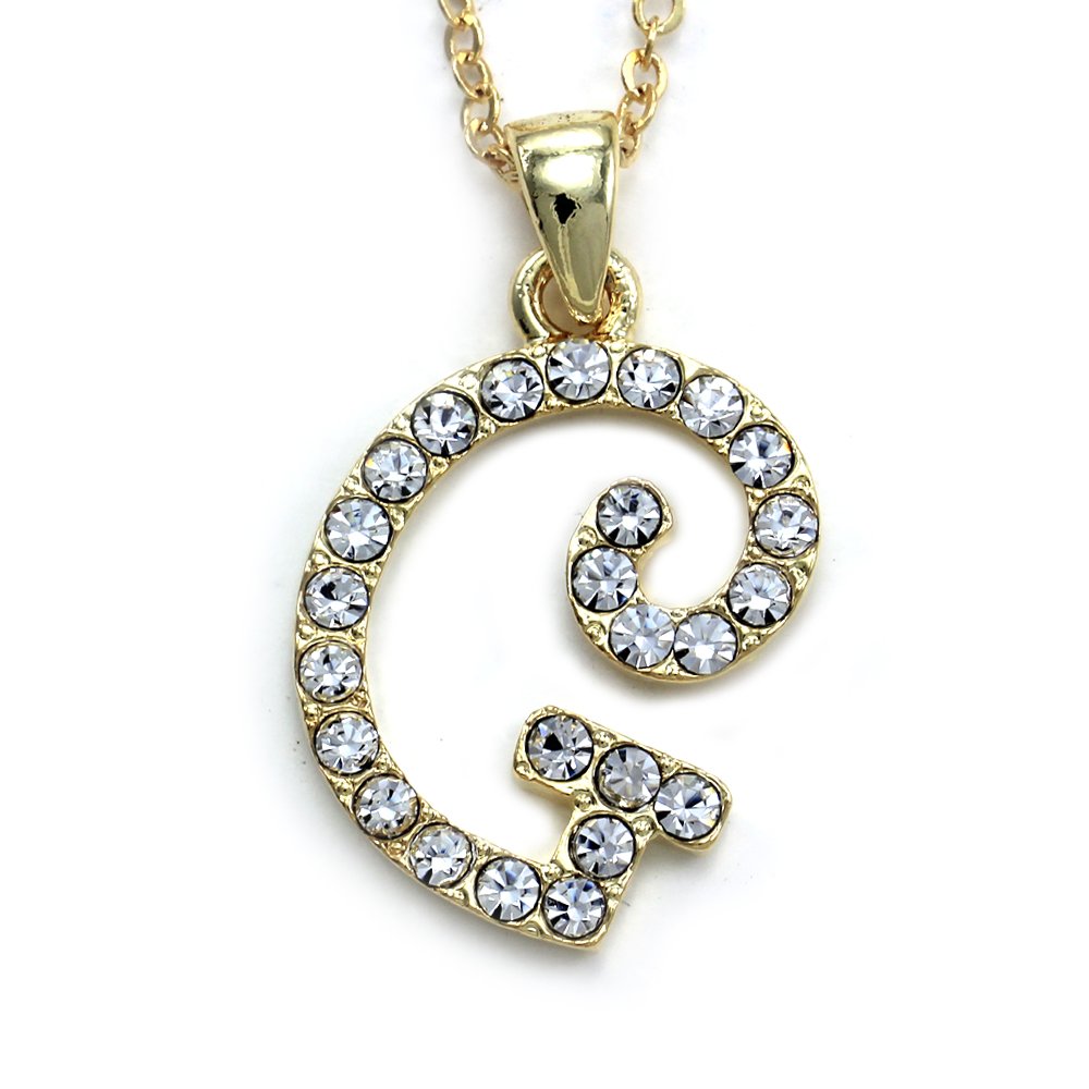 Elegant Initial Letter G Necklace - Sterling Silver Pendant Charm for Women - Perfect Gift for Birthday, Anniversary & Valentine's Day - Ideal for Everyday Wear & Special Occasions