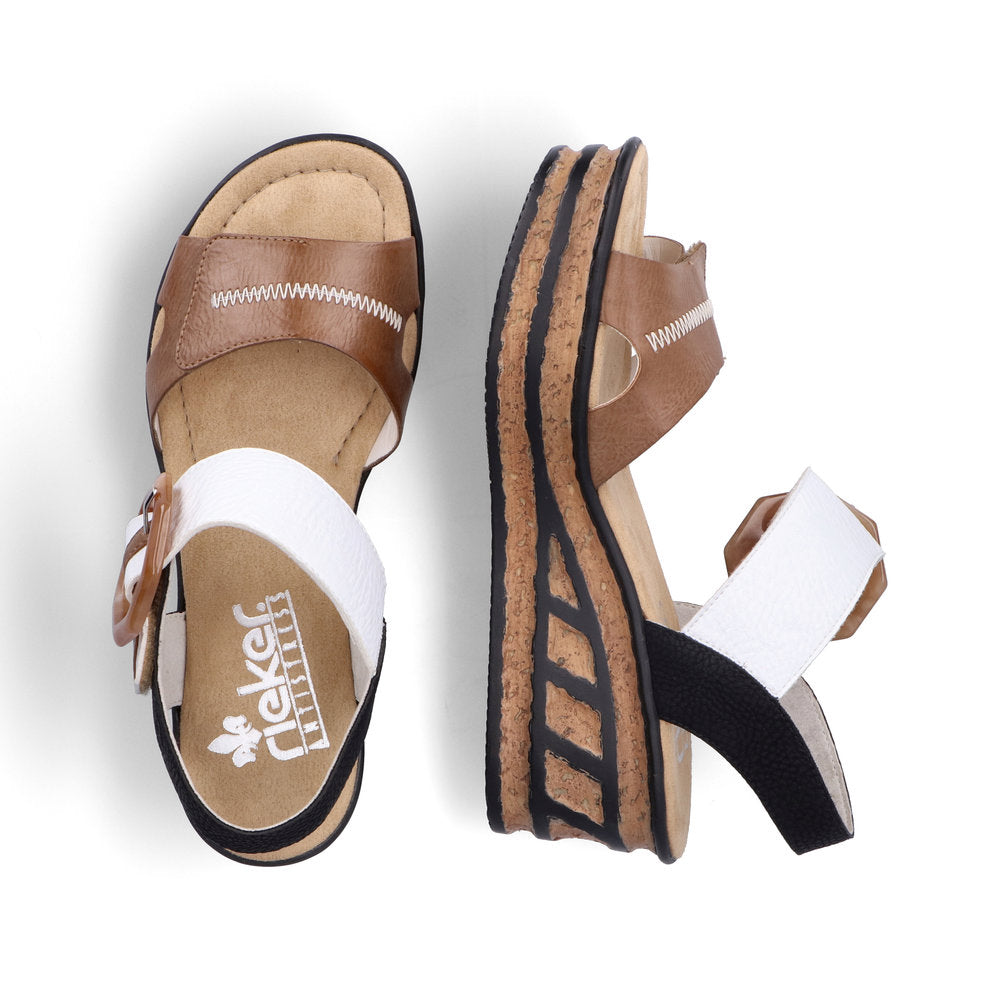 Rieker Rose76 Women's Comfortable Casual Shoes - Stylish Slip-On Loafers for Work, Travel & Everyday Wear